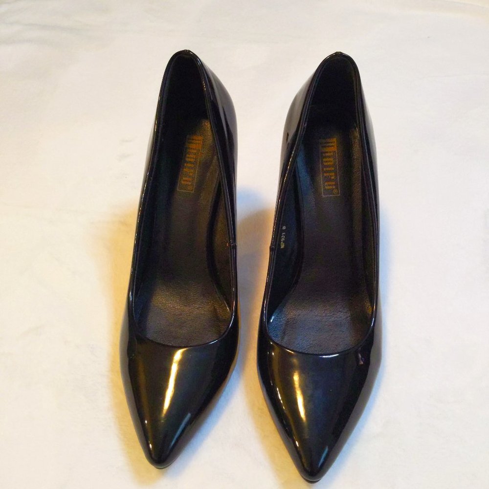 NWOT IDIFU Black Pointed Toe High Heel Pumps Size 8